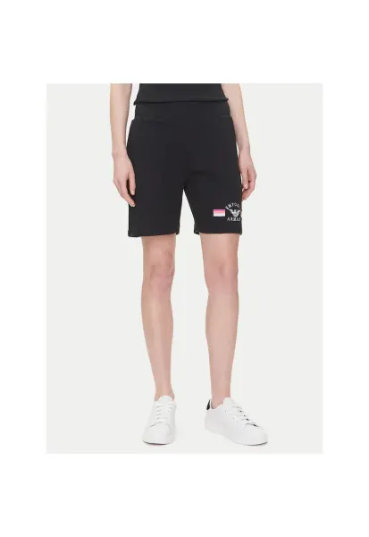 Pantaloni sport dama -  scurti - negru - fabricat de calitate