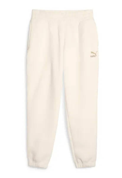 Pantaloni sport din fleece Classics - Crem
