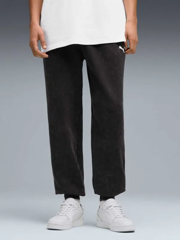 Pantaloni sport Ess Elevated Relaxed Wash Fl