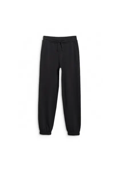 Pantaloni sport  pentru baieti - negru - croiala oversize - material bumbac
