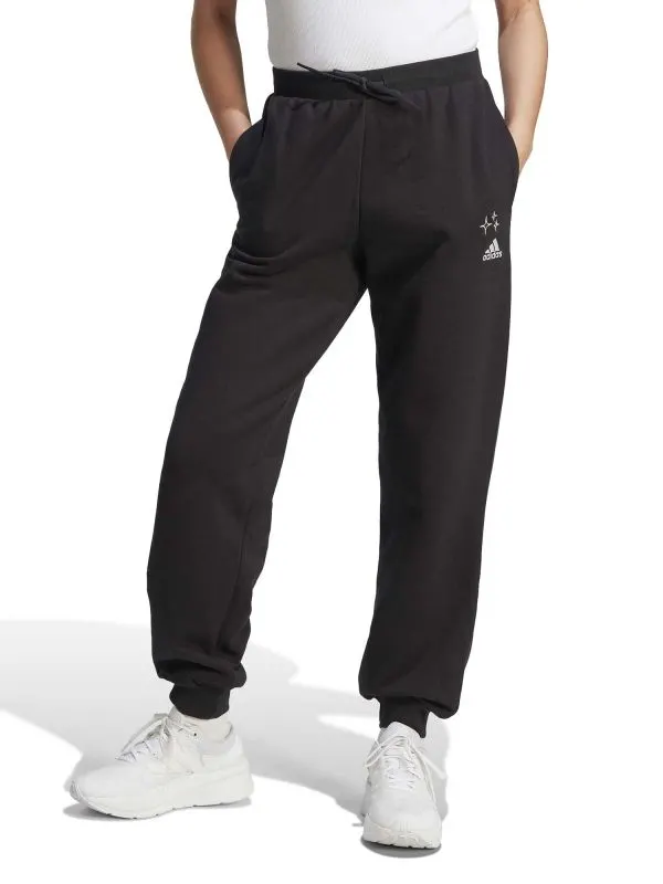 Pantaloni sport Scribble Embroidery French Terry