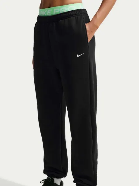 Pantaloni sport W Nk Stdo Flc Mw Hr Os Cff Pnt