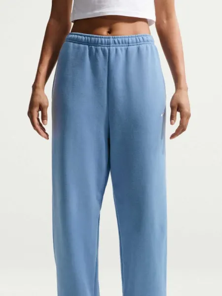 Pantaloni sport W Nk Stdo Flc Mw HR OS Cff Pnt