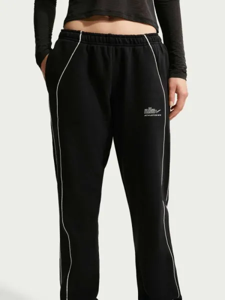 Pantaloni sport W Nk Stdo Flc Mw MR Ad Cff Pnt