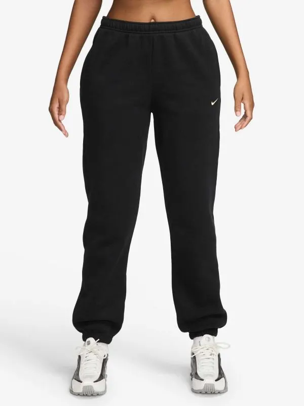 Pantaloni sport W Nk Stdo Flc Mw Mr Std Cf Pnt