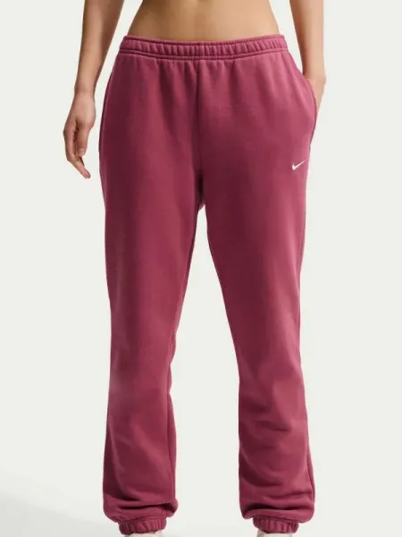 Pantaloni sport W Nk Stdo Flc Mw Mr Std Cf Pnt
