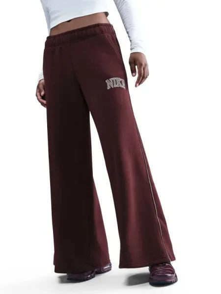 Pantaloni sport W Nsw Phnx Flc Logo Wide Leg