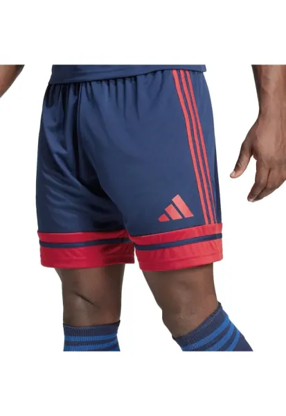 Pantaloni Squadra 25 barbati - Rosu/Bleumarin