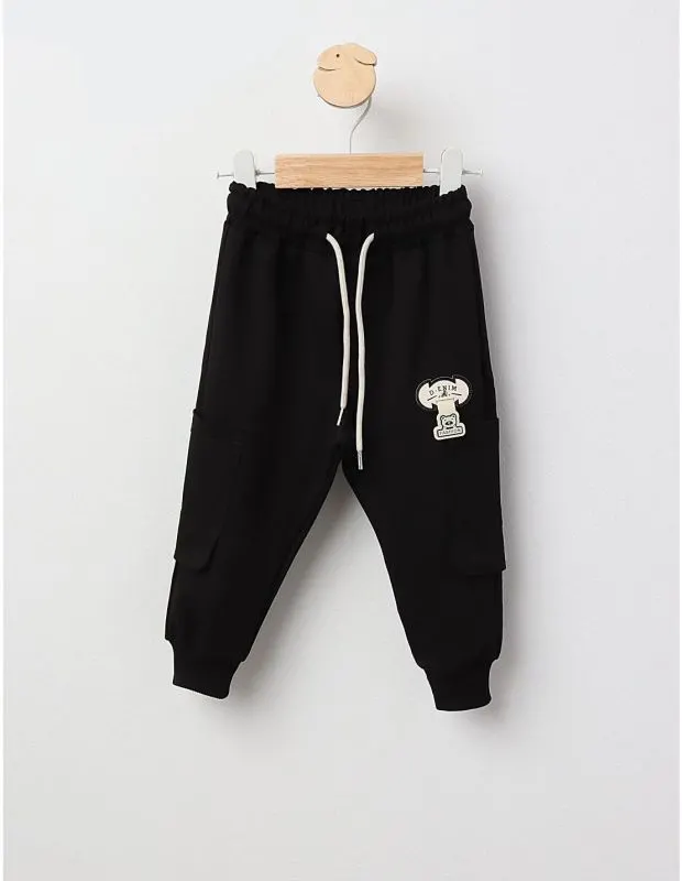 Pantaloni trening D-ENIM negru