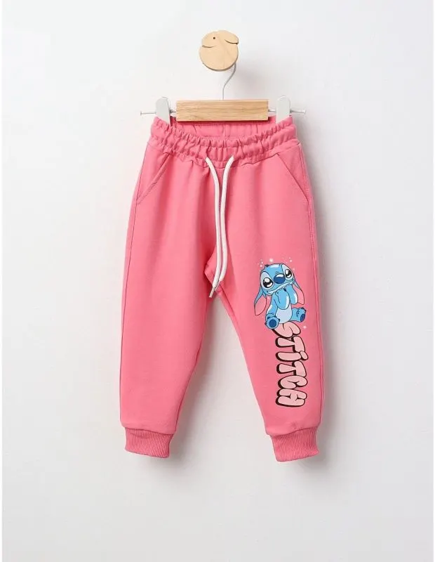 Pantaloni trening Stitch corai