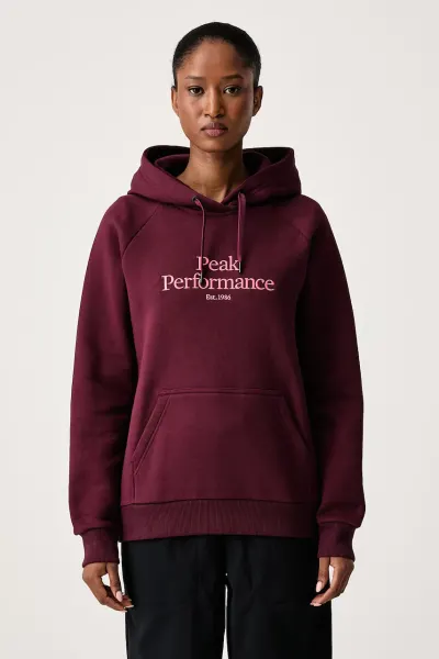 Peak Performance  hanorac cu glugă pentru femei cu bumbac