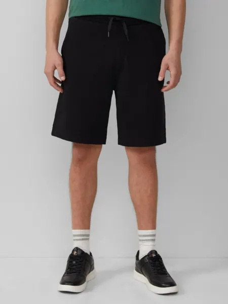 Q/S by s.Oliver Pantaloni scurti sport, barbati, cu talie medie si croiala Regular Fit, Negru (SELECTATI MARIMEA: 2XL)