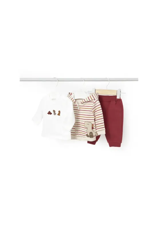 Set Trening pentru copii  rosu/alb -