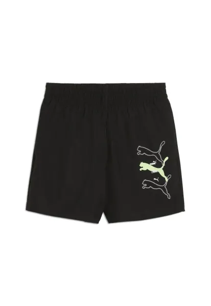 Sort  pentru Barbati - ess logo lab puma logo woven shorts 5 - 684673-01 - Negru - Negru