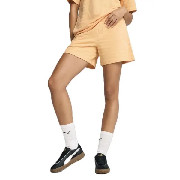 Sort Puma ESS ELEVATED High-Rise Structured Shorts