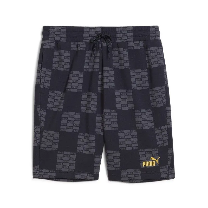 Sort Puma UNITED AOP Shorts 10" TR