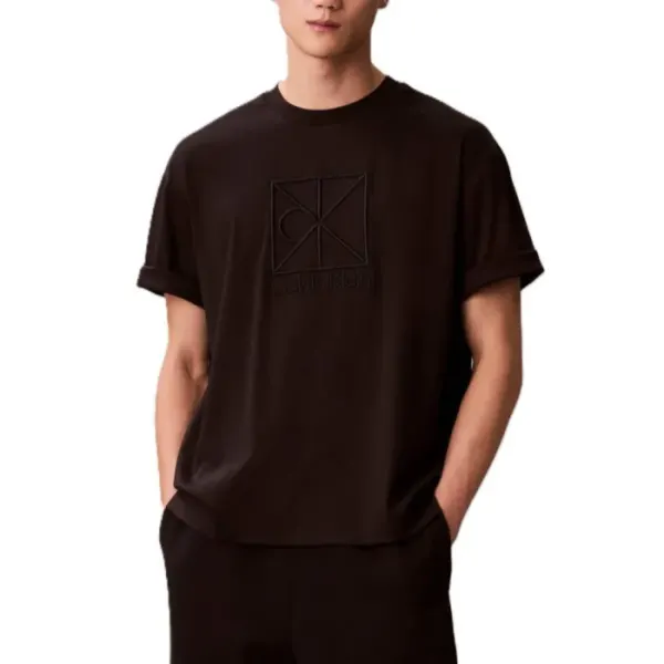 T-SHIRT MANICA CORTA COTONE INTERLOCK PREMIUM EMBLEM LV04LE200G-UB1
