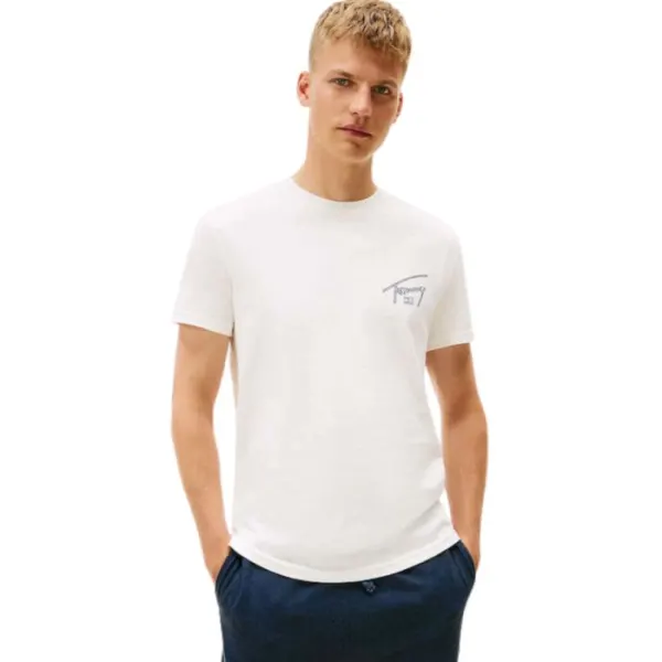 T-SHIRT MANICA CORTA COTONE REGULAR BACKPRINT SIGNATURE DM0DM22320-YBL