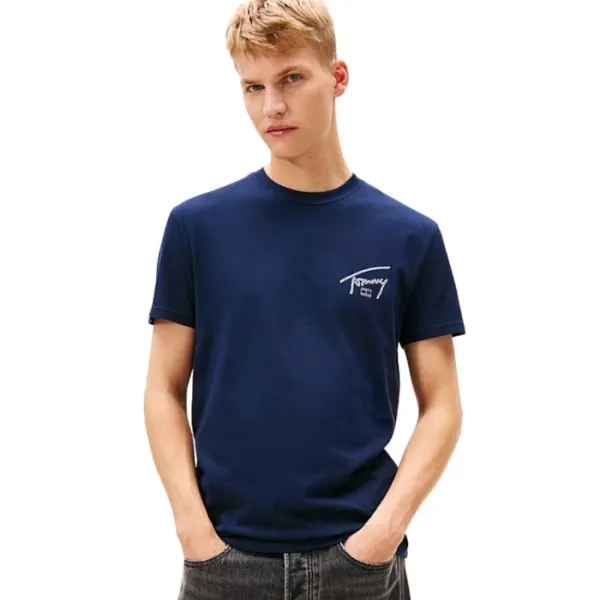 T-SHIRT MANICA CORTA COTONE REGULAR BACKPRINT SIGNATURE DM22320-C1G