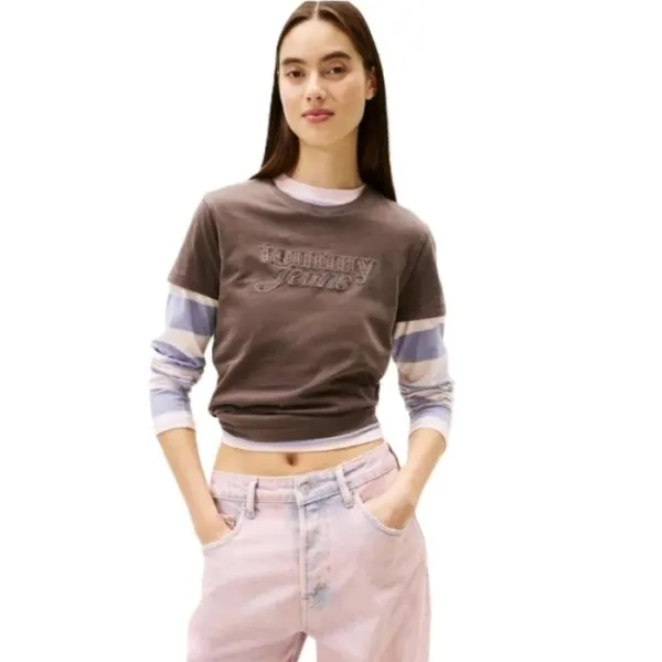 T-SHIRT MANICA CORTA COTONE REGULAR SCRIPT DW0DW22481-GW1