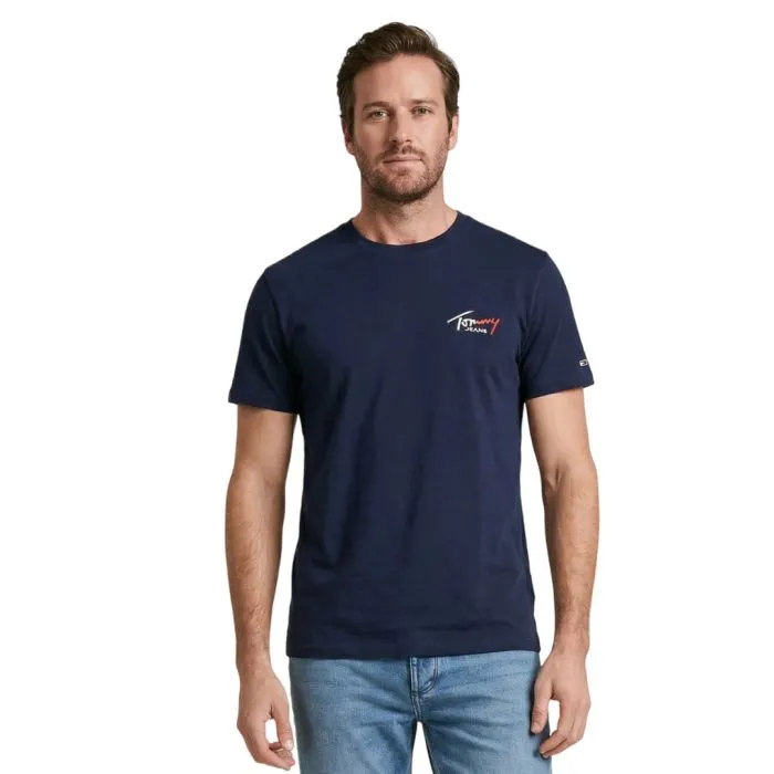 T-SHIRT MANICA CORTA COTONE SLIM LOGO SIGNATURE CHEST DM0DM22538-XML