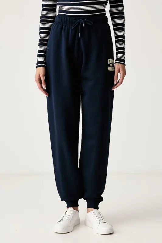 Tommy Hilfiger pantaloni de trening pentru femei cu bumbac