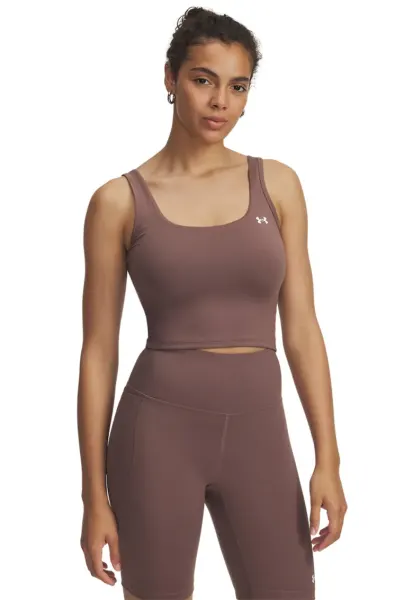 Top crop pentru fitness Motion - Maro taupe