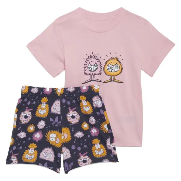 Trening ADIDAS pentru copii SHORT TEE SET - HC1985