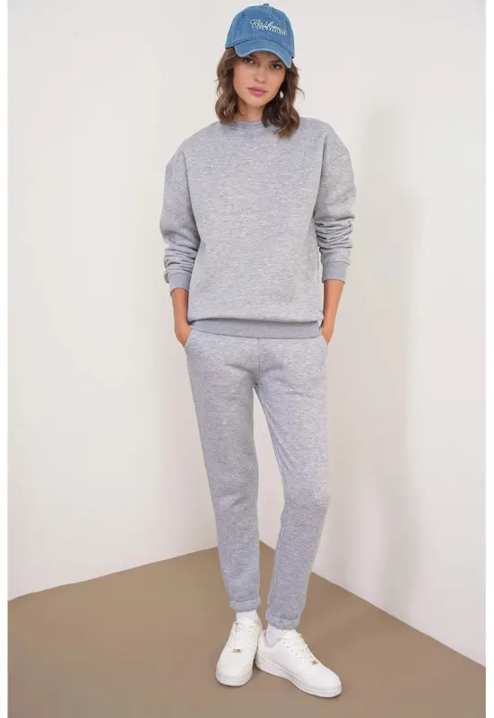 Trening bluza si pantaloni de jogging - gri - jerseu