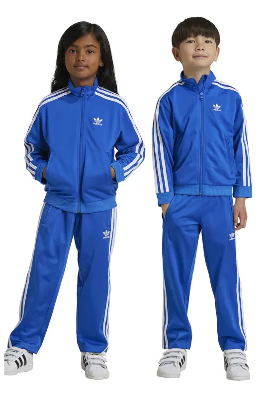 Trening cu fermoar si detalii logo Firebird - Alb/Albastru royal