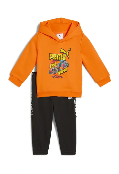 Trening cu imprimeu Hot Wheels - Negru/Portocaliu stins