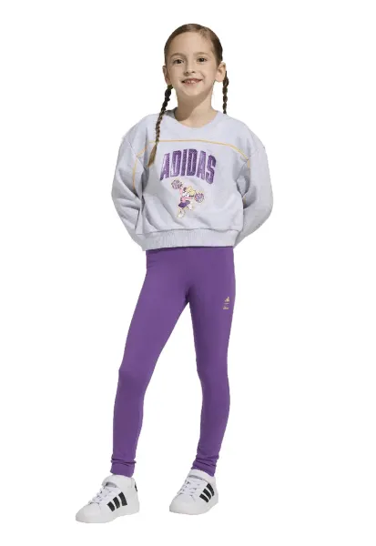 Trening cu imprimeu Minnie Mouse - Gri deschis melange/Ametist