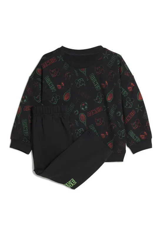 Trening cu Mickey Mouse - Negru/Verde lime