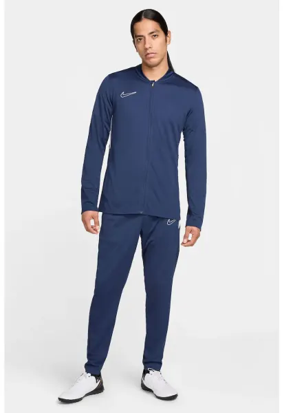 Trening cu tehnologie Dri-Fit si logo - pentru fotbal - Alb/Albastru inchis