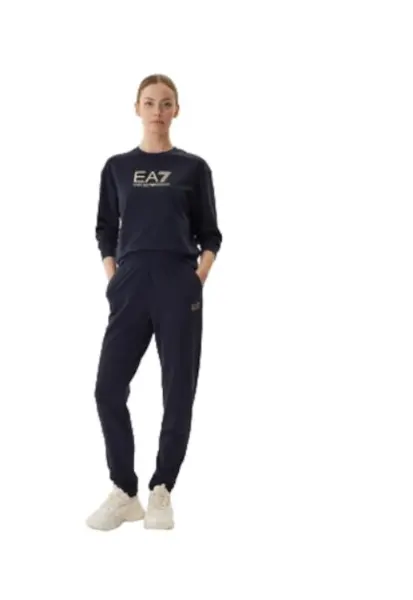 Trening de dama -  Emporio Armani - bleumarin - bumbac - elastan -