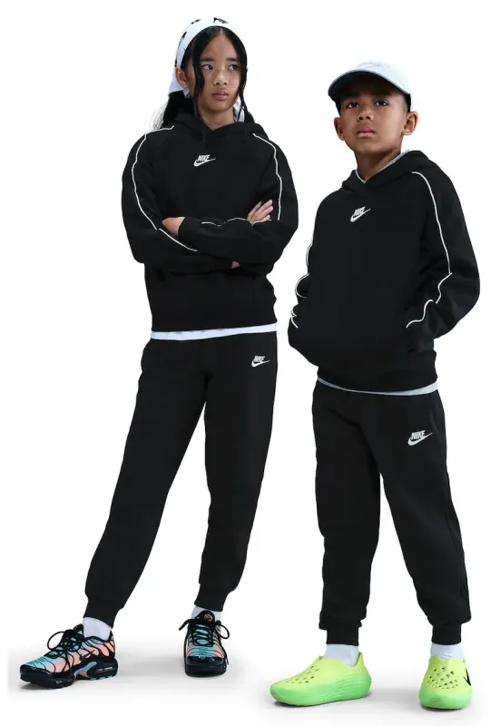 Trening din fleece Sportswear Club - Alb/Negru