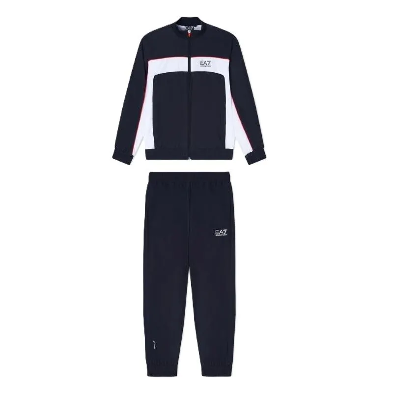 Trening EA7 TENNIS PRO BOY T-SUIT T-TOP FZ CH PL