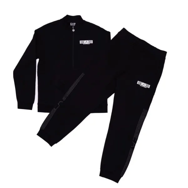 Trening EA7 TRAIN 7 LINES BOY T-SUIT T-TOP FZ CH BR