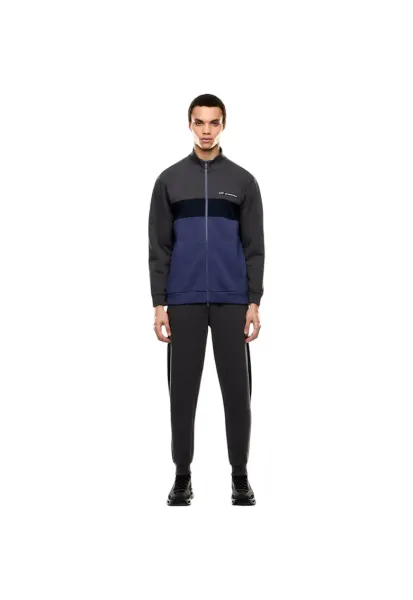 Trening  EA7 Train Athletic Color Block 49456 - Gri/Mov