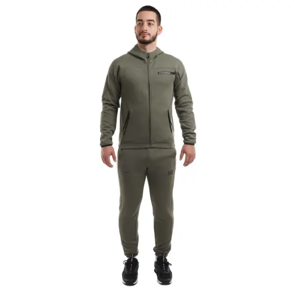 Trening EMPORIO ARMANI EA7 pentru barbati TRAIN ATHLETIC MIX ID M T-SUIT HOODIE FZ CH COPL - 3DPV12PJUXZ01846