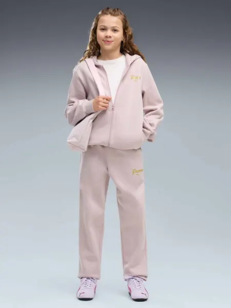 Trening Ess Script Glitter Full-zip Sweatfl G