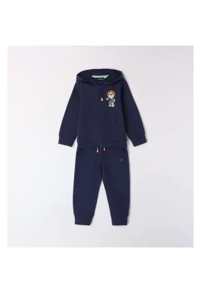 Trening hanorac si pantaloni pentru baieti -  0.8035 - Bleumarin inchis