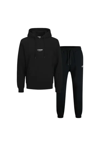 Trening JACK &JONES Soho Sweat Hood Set Mp 48919 - Negru