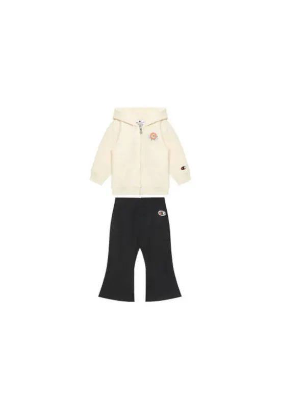 Trening lifestyle copii - 405116 YS141 - bicolor - bumbac/poliester - bej/negru