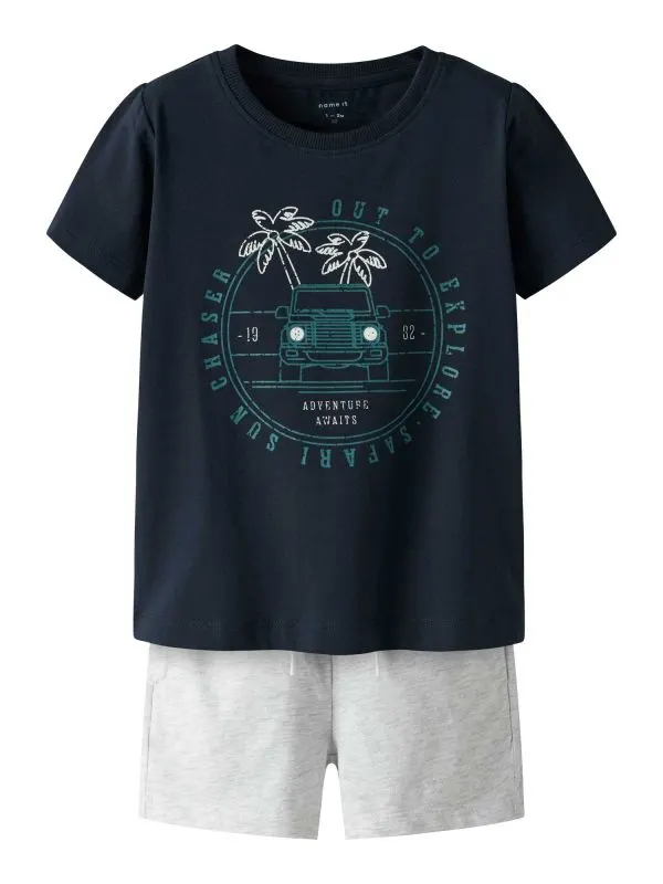 Trening Nmmjaspen Ss Shorts Set Pb