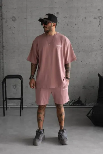 TRENING OVERSIZE BLACK ISLAND PINK TRBI29 (MĂRIME: S)