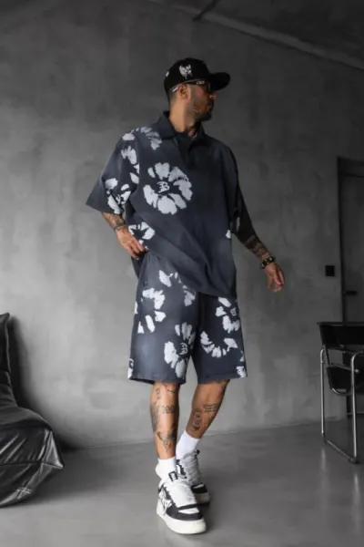 TRENING POLO OVERSIZE BLACK TRBI40(1891-92) (MĂRIME: M)