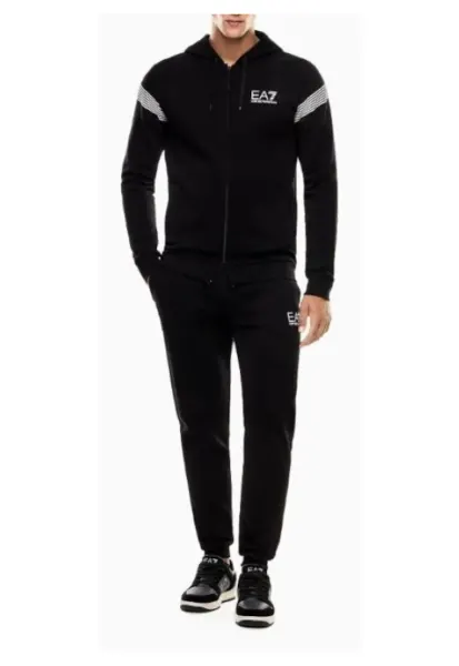Trening  TRAIN 7 LINES M T-SUIT HOODIE FZ CH BR-7M000967-AF10377-UC001