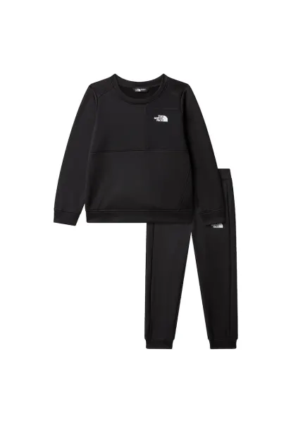 Trening unisex pentru copii -  Negru - 100% poliester reciclat - Negru