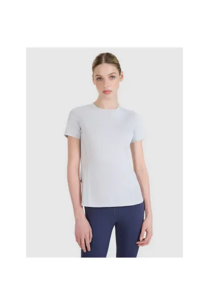 Tricou alergare montanta dama -  Textil - Gri